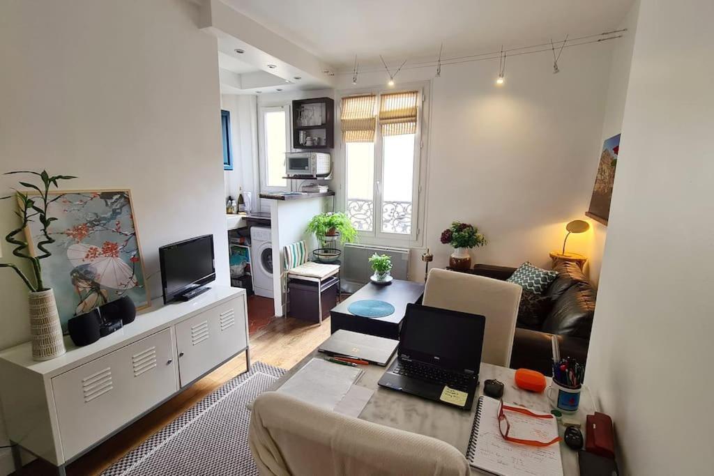 Logement Entier Proche De Butte Aux Cailles Paris Bagian luar foto